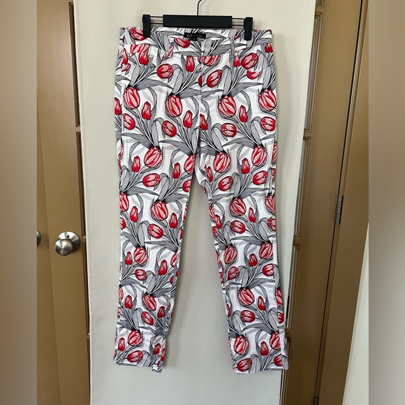 Brooks Brothers Pants - Brooks Brothers Women’s 10 Tulips Floral Skinny Pant